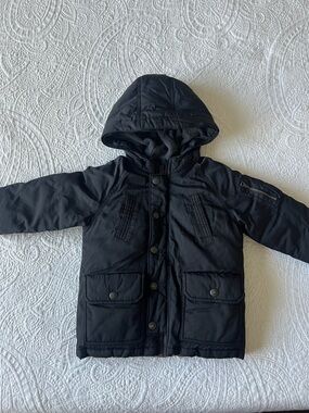 Baby Gap Kids Black Hooded Winter Coat